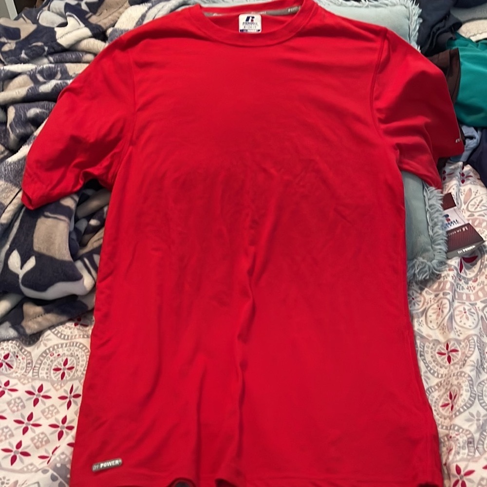 Russell athletic t-shirt, red new with tags